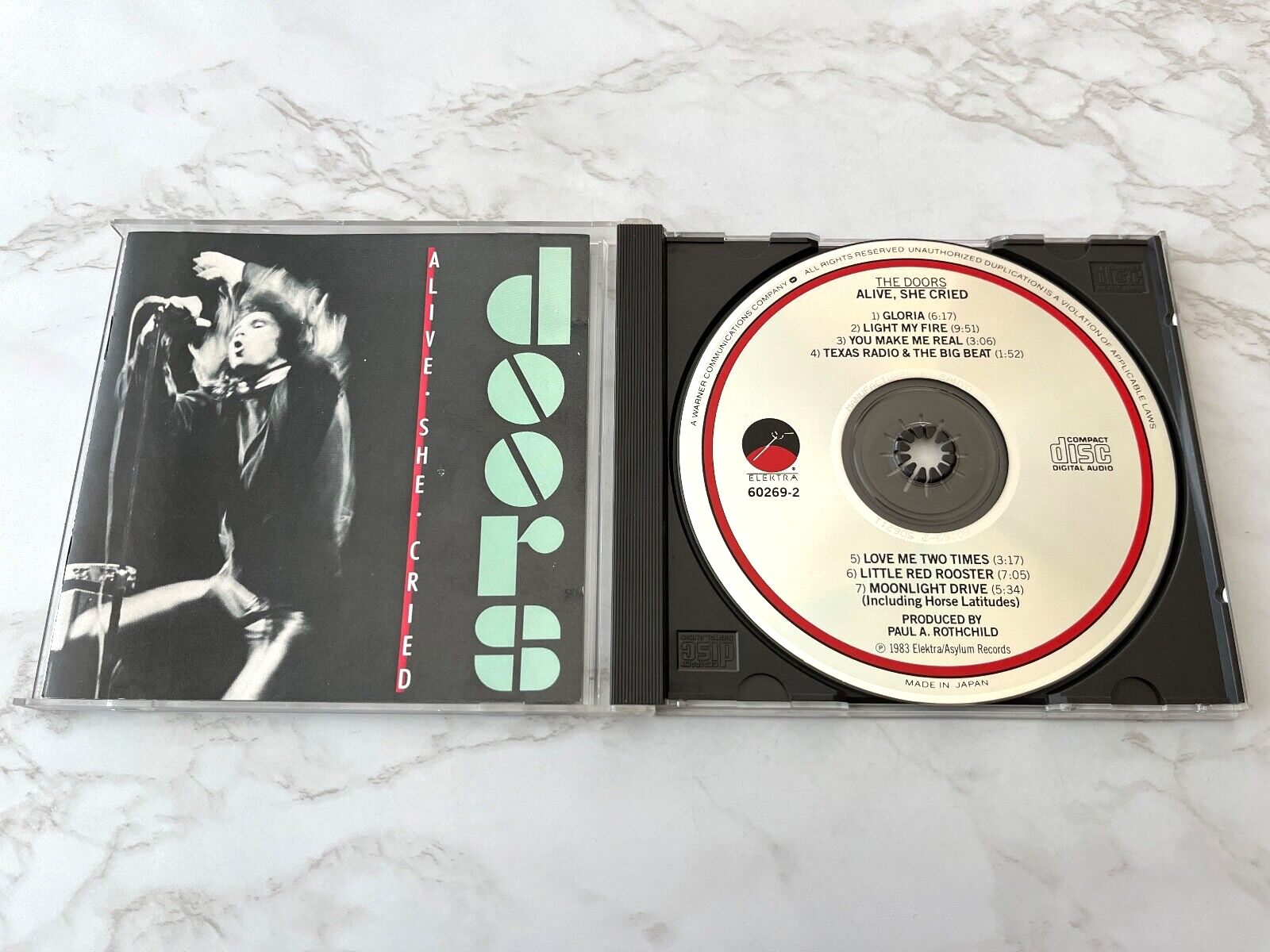 The Doors Alive She Cried CD TARGET ERA JAPAN Elektra 9 60269-2 Jim Morrison OOP The Doors Alive She Cried CD TARGET ERA JAPAN Elektra 9 60269-2 Jim Morrison OOP