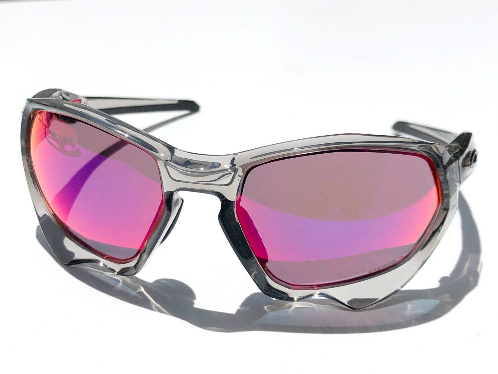 NEW* Oakley PLAZMA Grey Ink Transparent Clear w PRIZM Road NEW* Oakley PLAZMA Grey Ink Transparent Clear w PRIZM Road