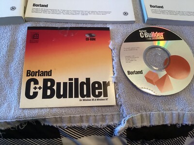 Borland C++ Builder Professional Edition manuals and disc.