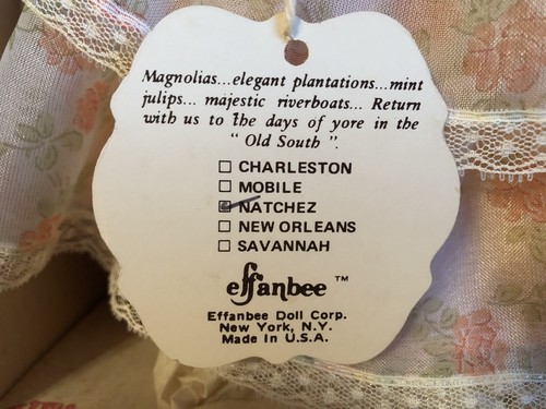 Vintage Effanbee Doll - Pride Of The South Series -- 12