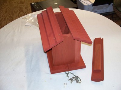 Real California Redwood Suet/Seed Bird Feeder US Leisure Model #RF0812