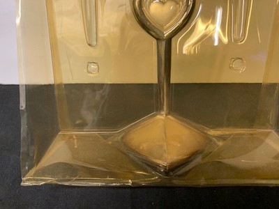 SILVER HEART CHAMPAGNE FLUTES LILLIAN ROSE    NIB WEDDING PARTY