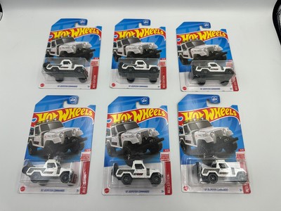 Lot Of 6 HOT WHEELS '67 Jeepster Commando White HW Red Edition Target Jeep 2023