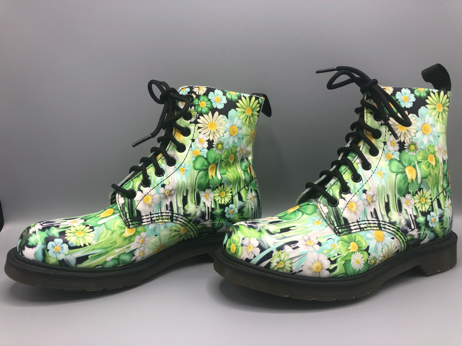Lace Up Pascal Floral Boots Women's 