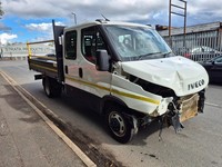 2024 24  IVECO DAILY 2.3 Crew Cab Tipper 3750 WB Damaged Salvage