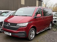 2021 [21] VOLKSWAGEN TRANSPORTER SHUTTLE 2.0 TDI [110] MINIBUS S RED 9 SEATER