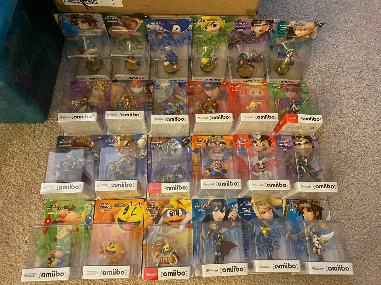 Amiibo ~ Super Smash Bros figures B ~ NEW in Package - You Amiibo ~ Super Smash Bros figures B ~ NEW in Package - You