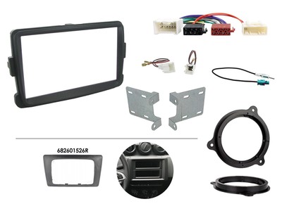 Connects2 CTKDC03 Fascia Panel Head Unit Installation Kit For Dacia Multi Colour