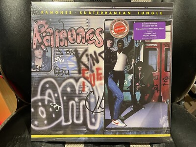 BRAND NEW LIMITED EDITION THE RAMONES SUBTERRANEAN JUNGLE VIOLET VINYL