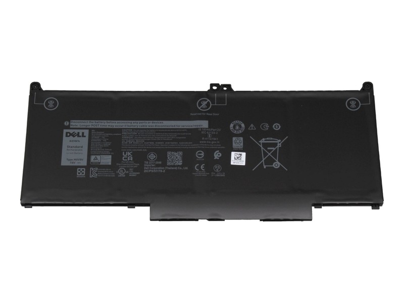 Dell Mxv9v Original Batterie 60wh 7,6v (4 Cell)
