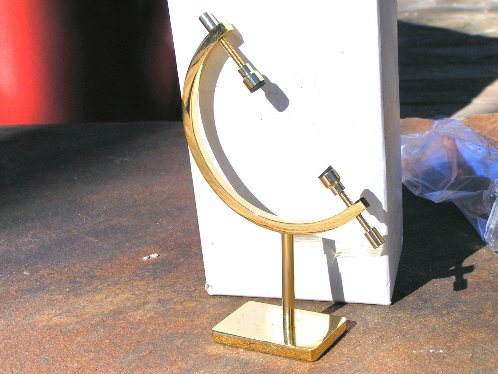 Brass Caliper Display Stand New Old stock