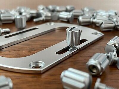 SME Type Tonearm Screws and Nuts - Silver Chrome Plated 