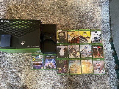 Microsoft Xbox Series X 1TB PLUS 5TB PASSPORT GAME BUNDLE FORZA MW MADDEN 2K