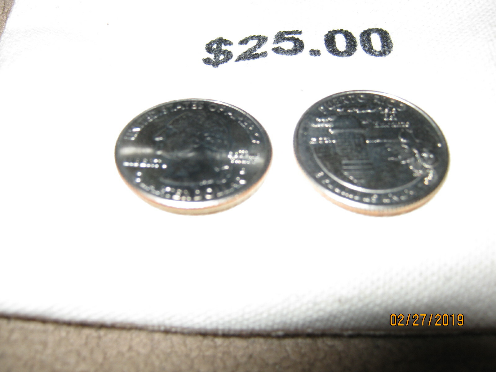 2009 D & P Puerto Rico Territorial Quarter U.S. Mint Brilliant Uncirculated Coin