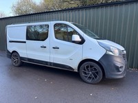 2016 66 VAUXHALL VIVARO D/CAB CREW VAN 1.6 CDTI 115PS L2 LWB 140K FSH NO VAT