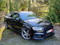 2017 Audi S3 2.0 TFSI Black Edition S Tronic quattro Euro 6 (s/s) 4dr Saloon Pet