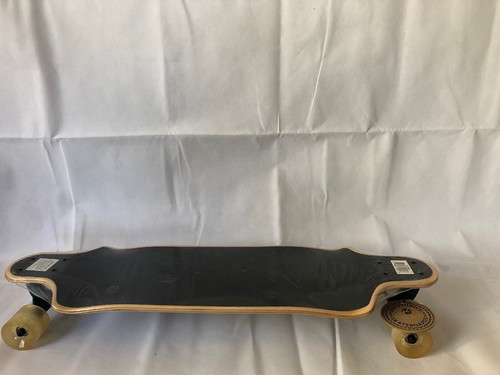 Kryptonics Drop-down Longboard 32-inches x 8-inches Complete Skateboard Blue