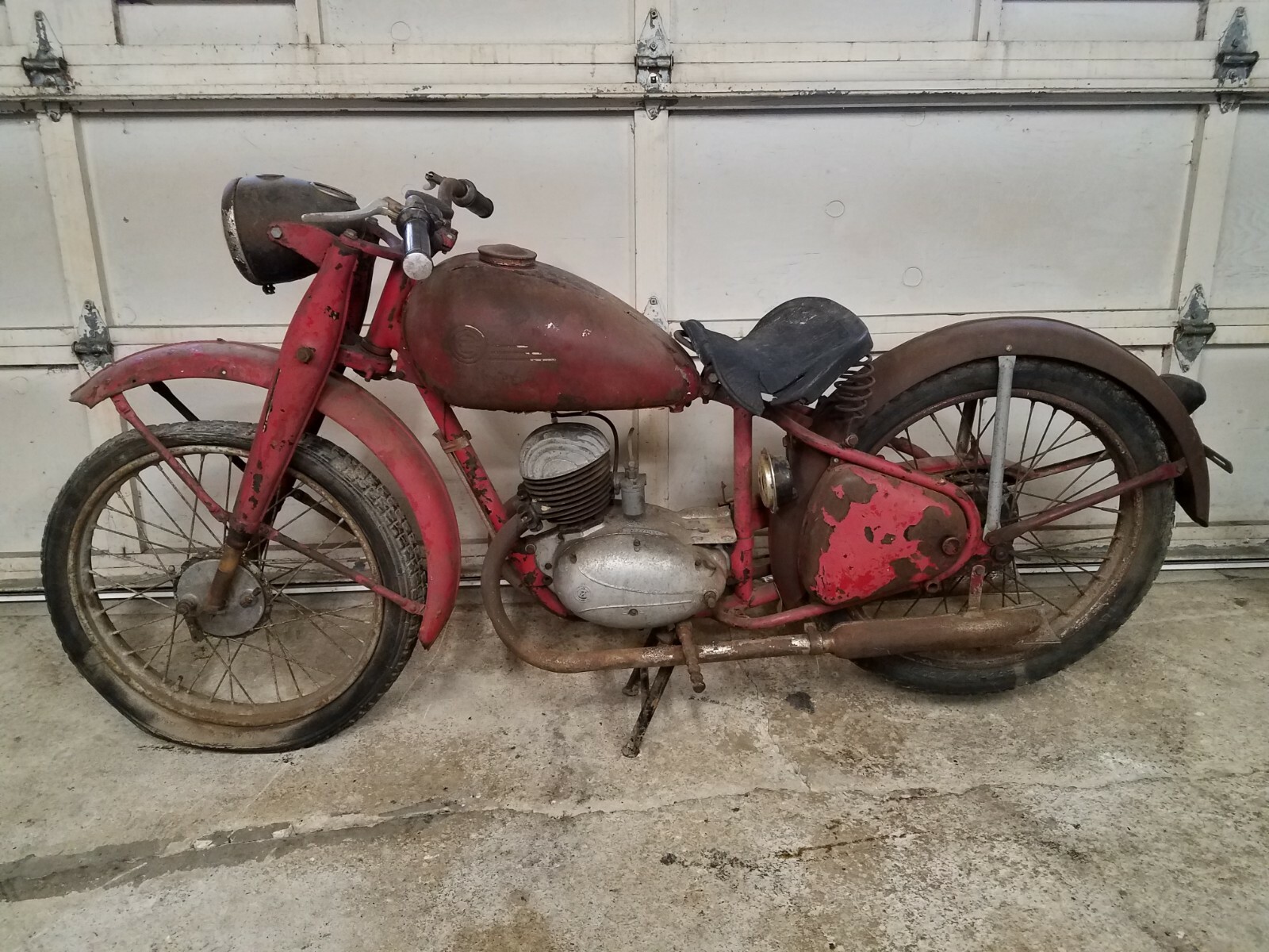 1948 Cz 125 Indian 125 Vintage Motorcycle Jawa Rare Original