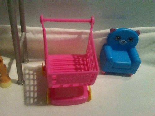 Barbie Desk Pony/ Shopkins Cart Chair Mixed Lot