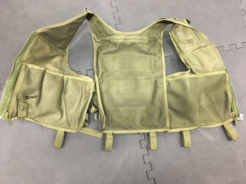 Lancer Tactical 1000D Nylon Cross Draw Combat Vest - Woodland