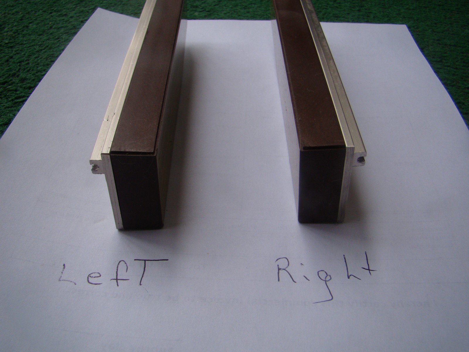 Vintage Toshiba Model SA 735 Amplifier Cabinet Corner Trim Parts Rare Light Oak