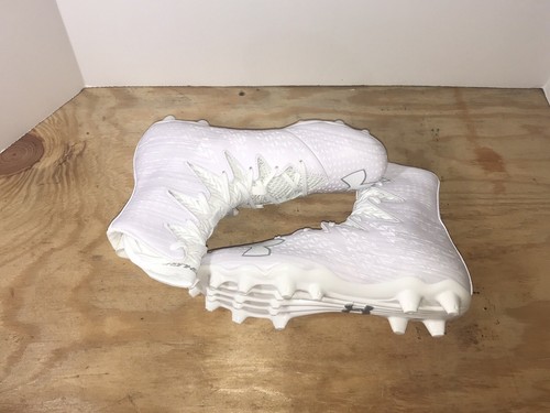 New Under Armour 9.5 UA Highlight MC Cleats White 1297358-100 - Free Shipping