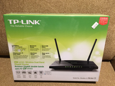 TP-Link Archer C5 1200Mbps Wireless Dual Band Gigabit Router