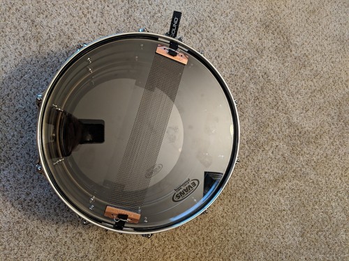 Pearl sensitone elite brass snare drum 14x6.5