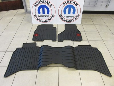 New Black Floor Mats 2013 2016 Dodge Viper Silver Embroidered Logo