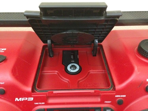 Sony ZS-H10CP Heavy Duty Aux MP3 CD Radio Mega Bass Audio System Tested & Works