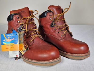 NWT Chippewa Colville Utility Boots Briar Oiled Leather 72125