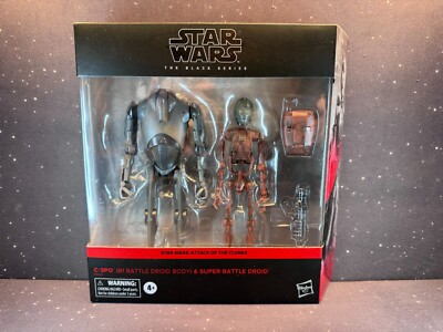 Hasbro Star Wars Black Series 6'' C-3PO B1 Body Super Battle Droid 2-Pack EP2