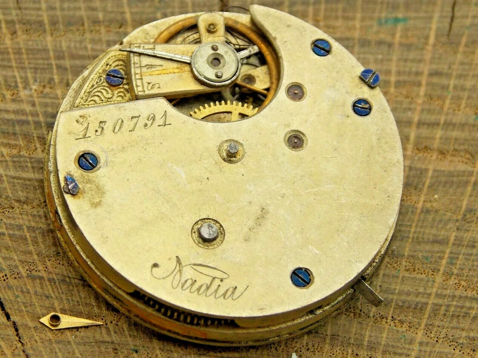 時計 Nadia vintage Indian jewelry Watch Vintage Lapis Inlay Sterling Silver Nadia Quartz Watch