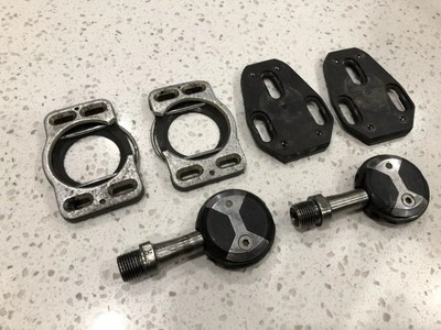 J/&L Titanium//Ti Pedal Plate//Bow tie* 4pcs only for SpeedPlay X Series:X1,X2,X5
