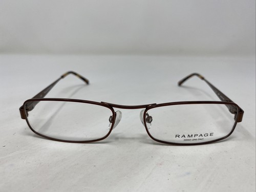 Rampage R 122 BRN 52-16-135 Brown Metal Full Rim Eyeglasses