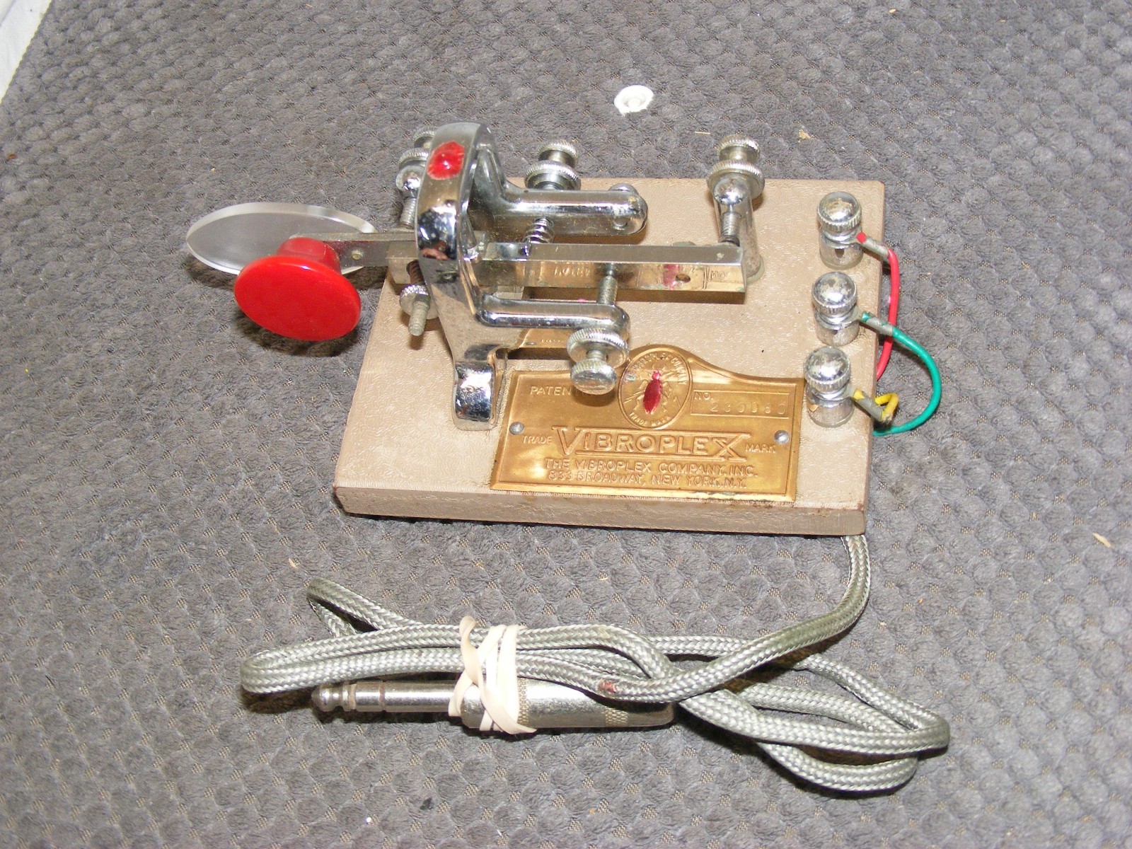 VIBROPLEX VIBRO KEYER STANDARD MORSE CODE,TELEGRAPH KEY HAM