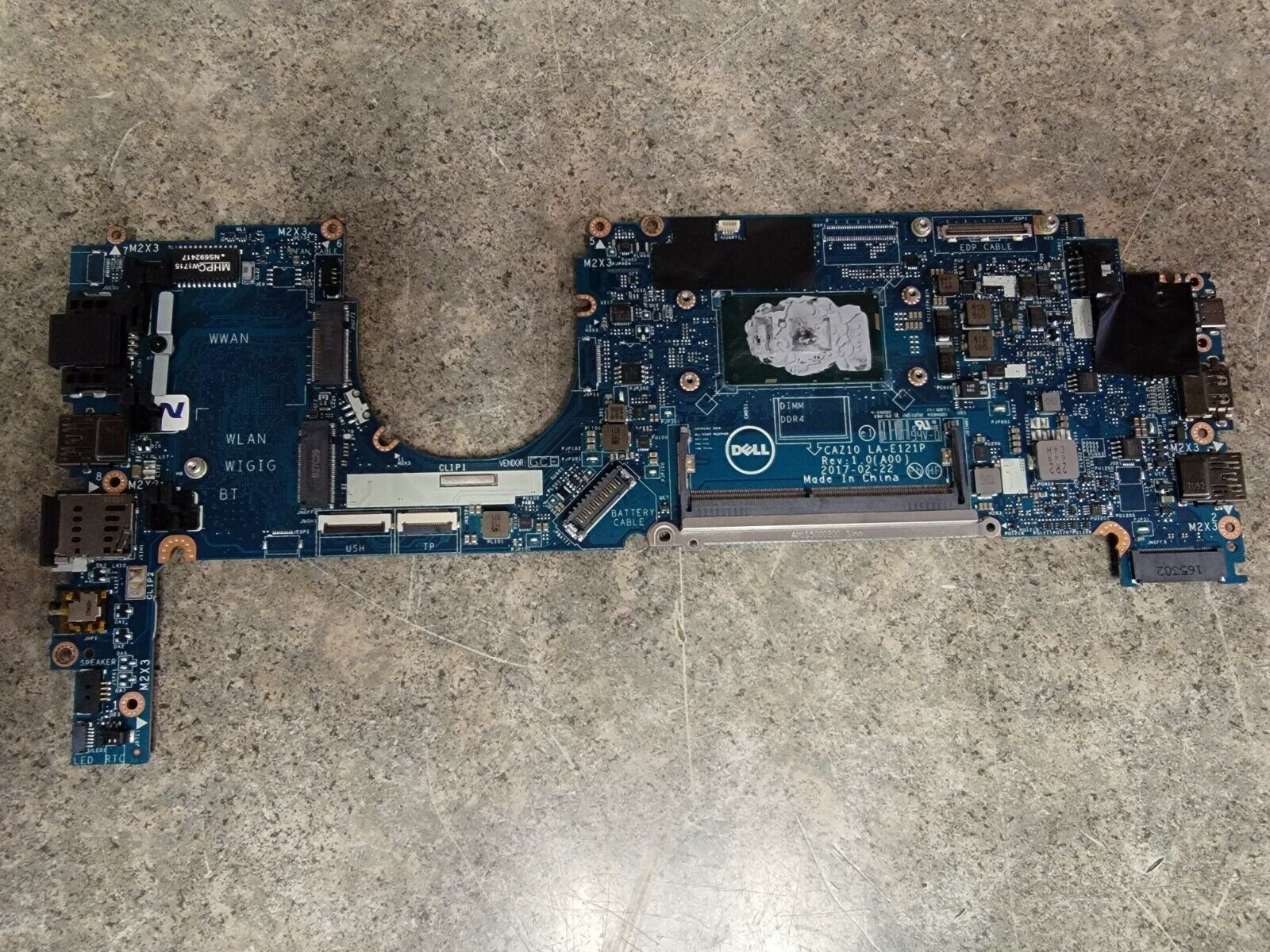 Dell Latitude 7280 Motherboard with 2.8GHz i7-7600U Dell Latitude 7280 Motherboard with 2.8GHz i7-7600U