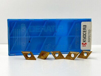 KYOCERA DCMT32.50.5GK DCMT11T302GK New Carbide Inserts TJQ01855 Grade CA5515 5pc