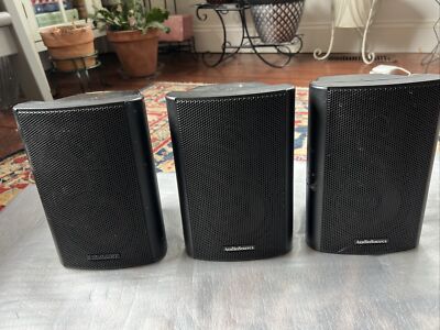 Lot(3) AudioSource LS300 2-Way Compact Speakers Indoor/Outdoor Surround Sound