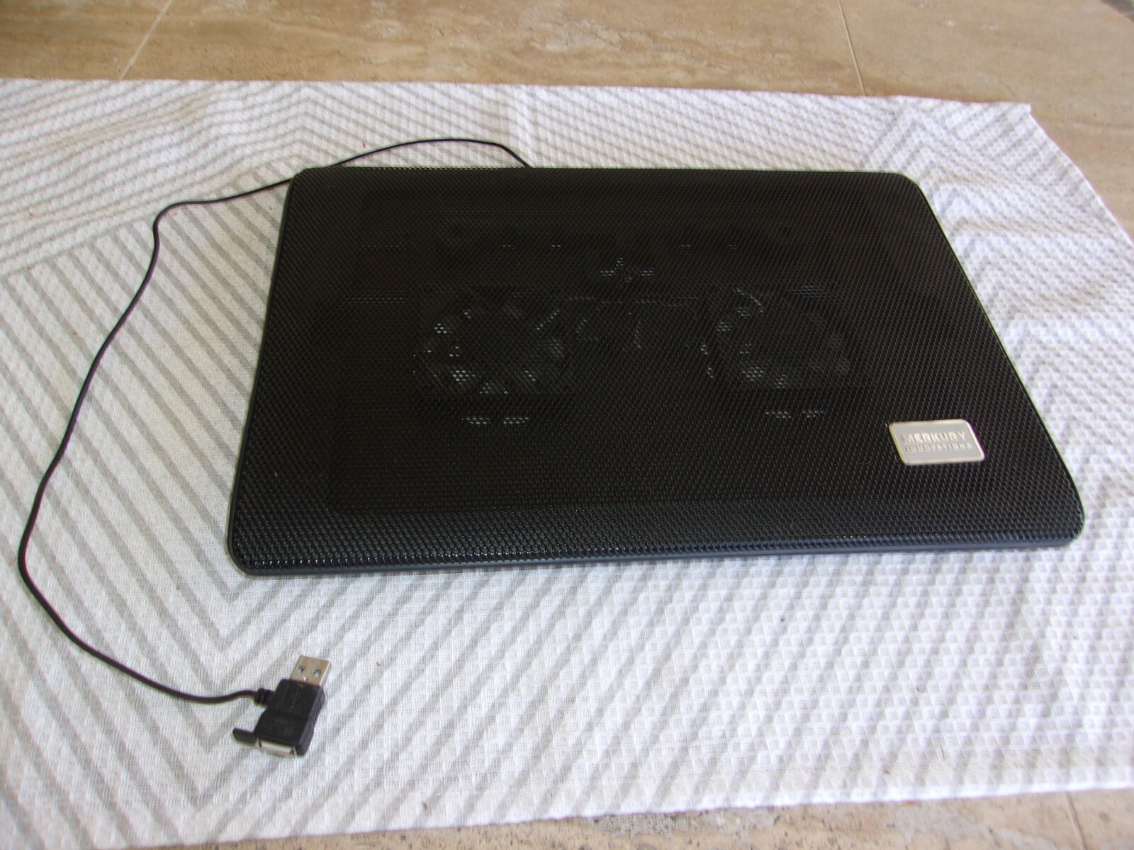 Merkury  Dual- Fan Cooling Pad For Laptop  13 1/4