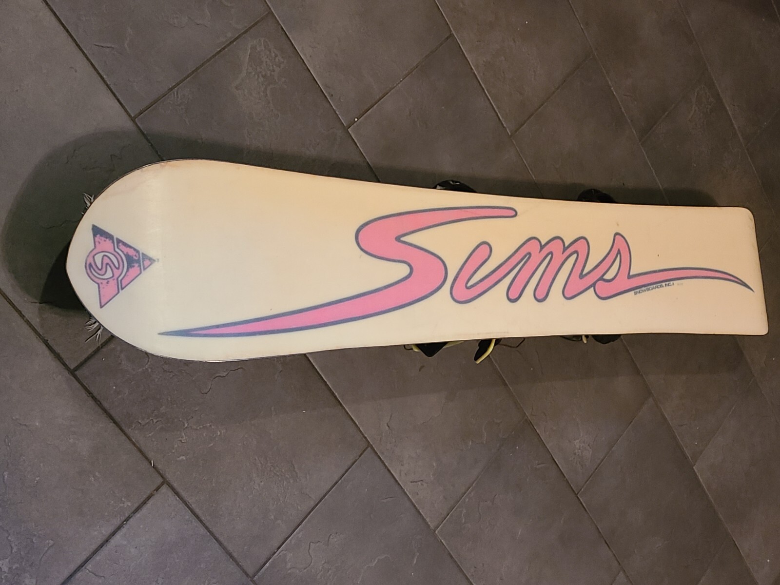 Sims Bindings | Rare Vintage Sims Snowboard