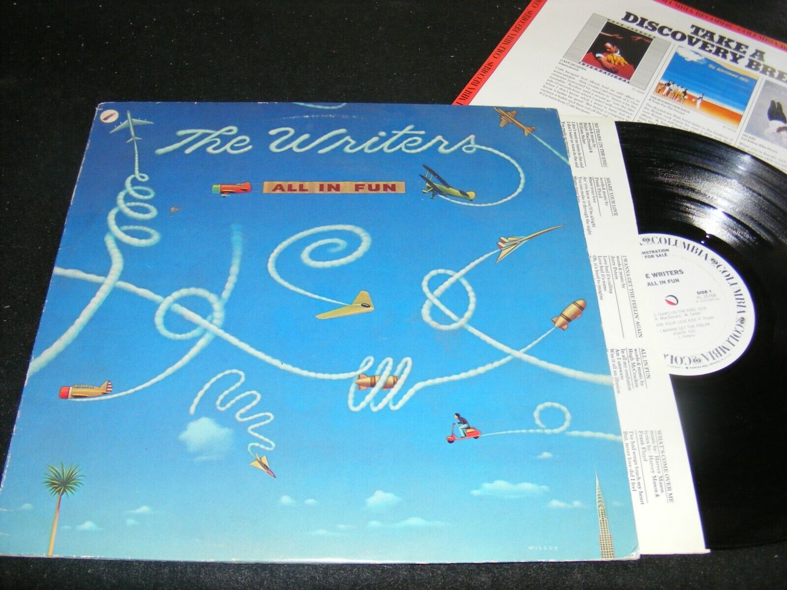 1979 Soul FUNK Supergroup Lp THE WRITERS All In Fun COLUMBIA 1979 Soul FUNK Supergroup Lp THE WRITERS All In Fun COLUMBIA