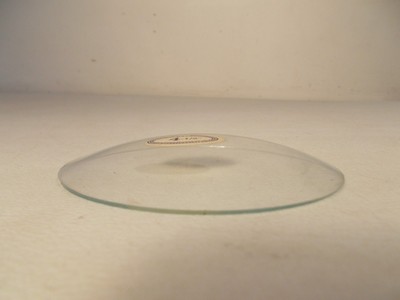 Vintage 4 1/2” Round Convex Clock Glass Crown New Old Stock HRC tag