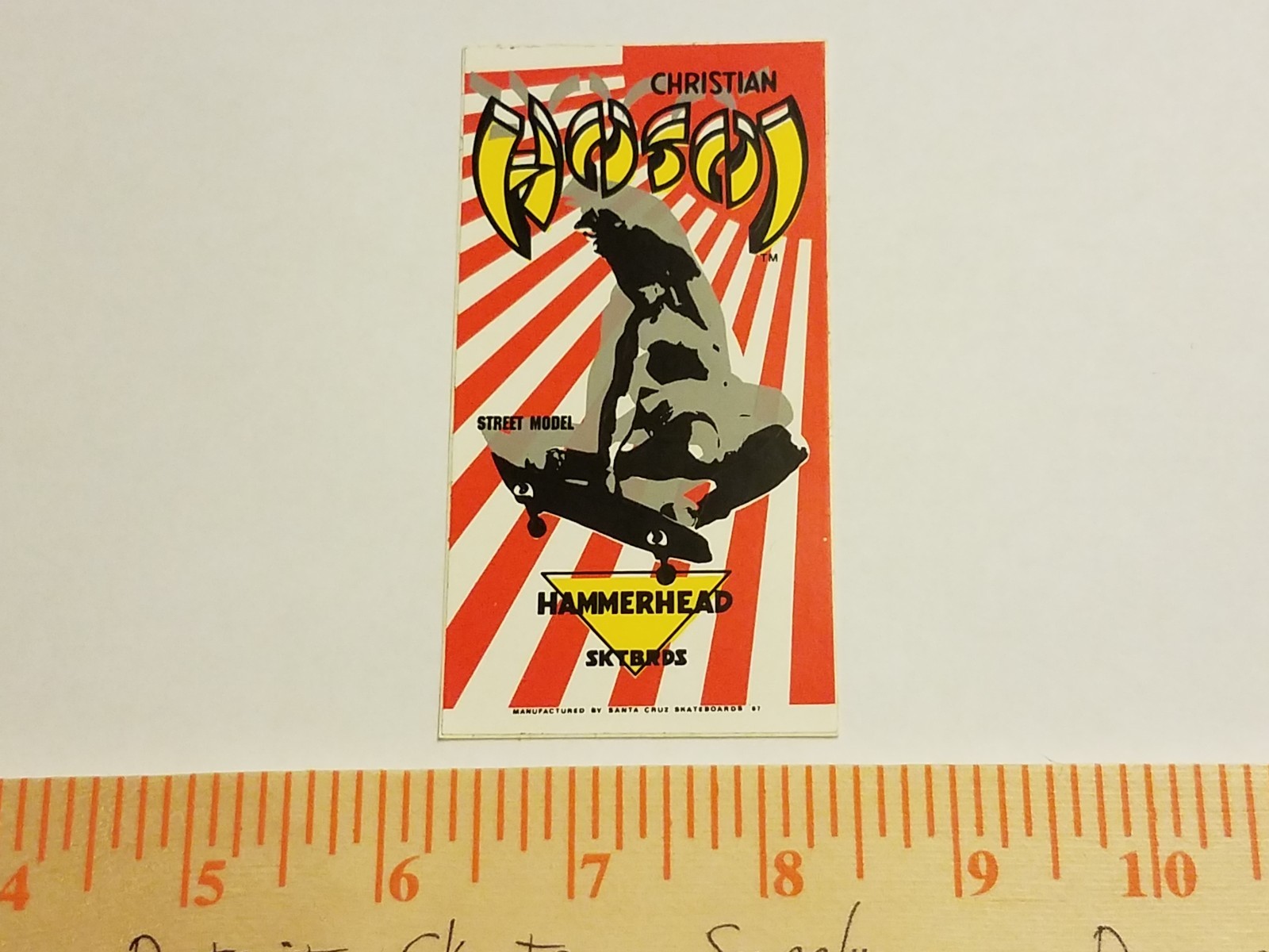80s Hosoi sticker santacruz ステッカー 80s Hosoi sticker santacruz ステッカー