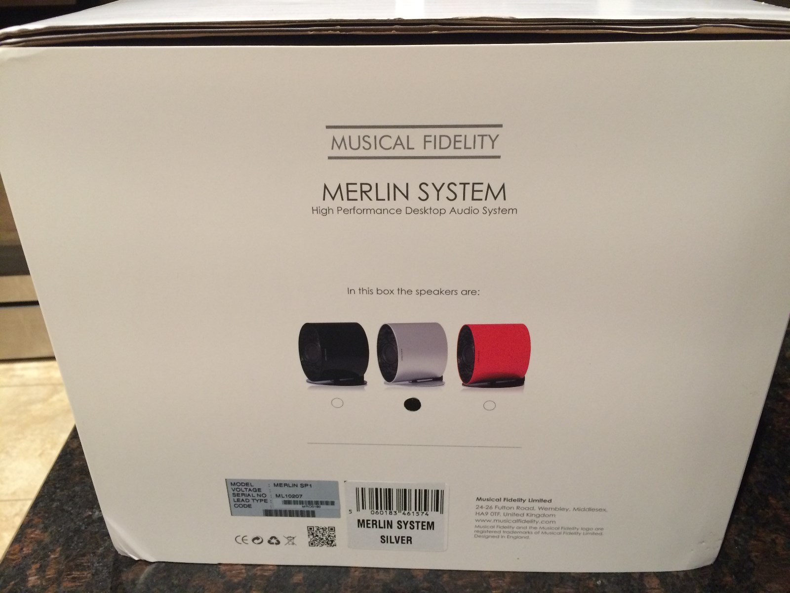 ~MUSICAL FIDELITY MERLIN AMP  - SILVER - SEALED~   W/O Turntable~Price Reduced~