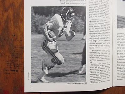 1978 Pacific University Sport Mag(WALT  REASON/FRANK  BUCKIEWICZ/BILL GARLINGTON
