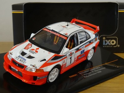 IXO MITSUBISHI LANCER EVO V WRC RALLY TOMMI MAKINEN 1998 CAR MODEL RAM521 1:43