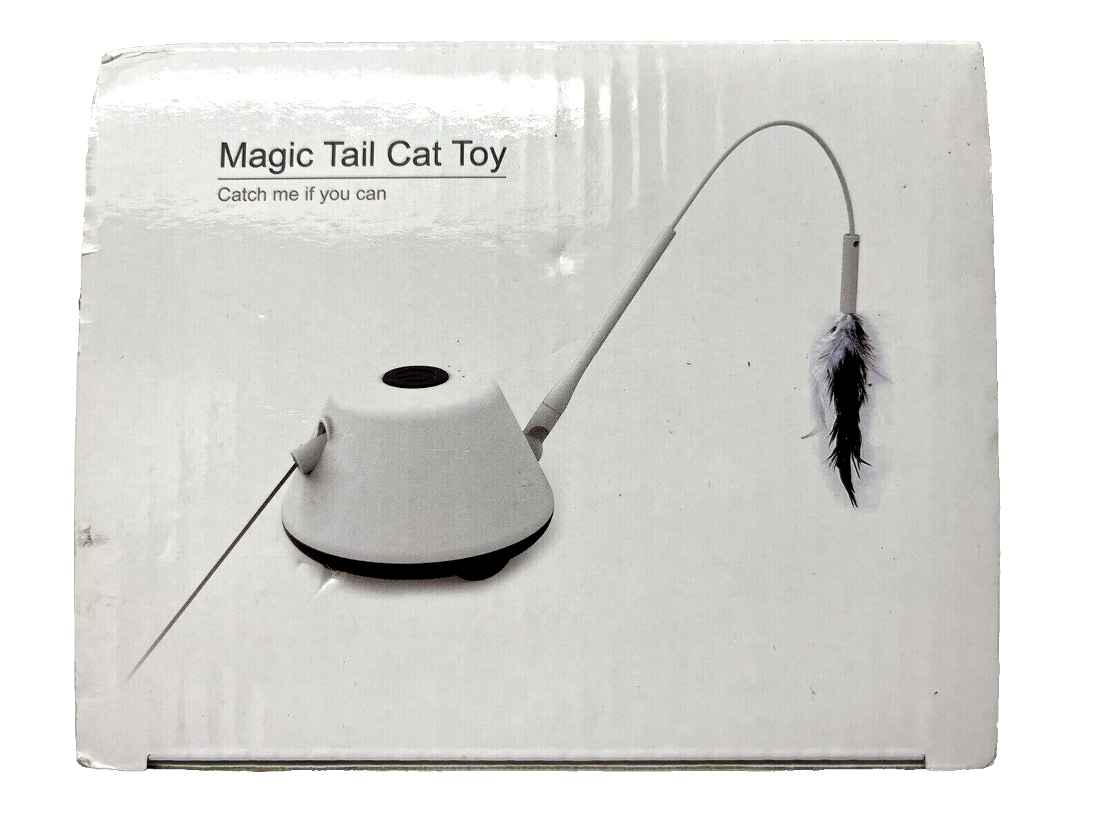 Magic Tail Cat Toy Catch Me If You Can LED Light New Kitty Interactive NEW
