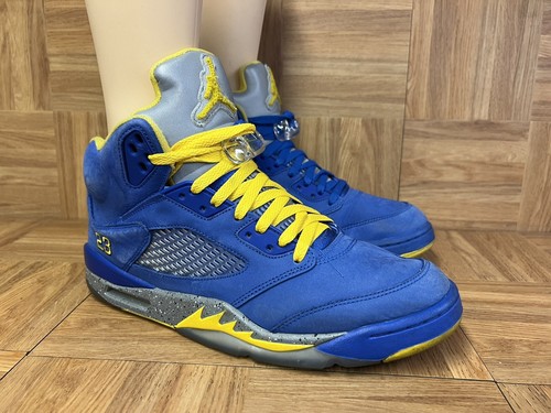 Air Jordan キッズシューズ ブルー×イエロー（19㎝） $_12.JPG?set_id=880000500F