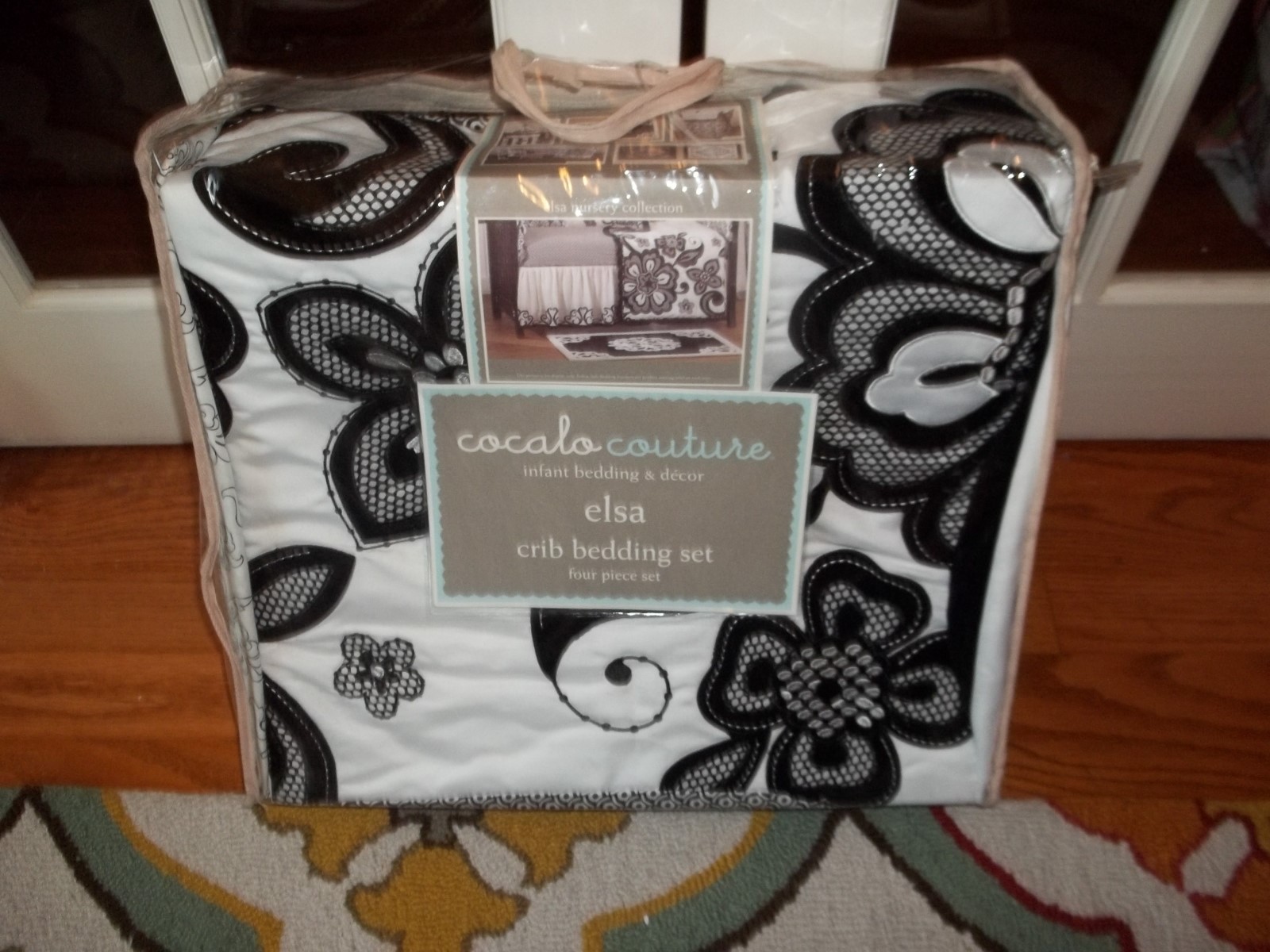 NIP Cocalo Couture Elsa Nursery 4pc Crib Bedding Set